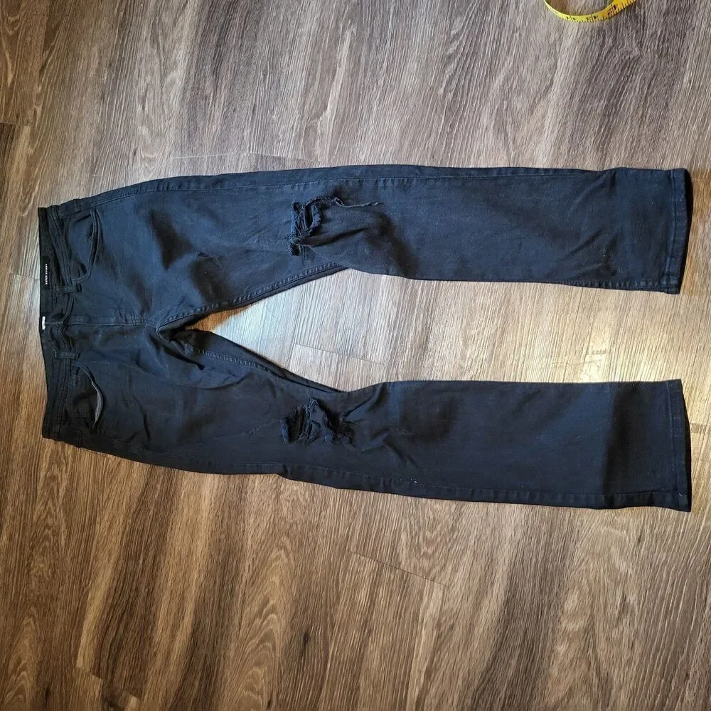 Cotton On Black Super Skinny Jean Pants, Men's Size 32x32